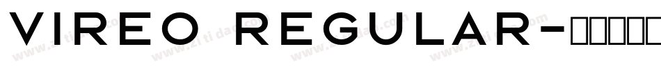 Vireo Regular字体转换